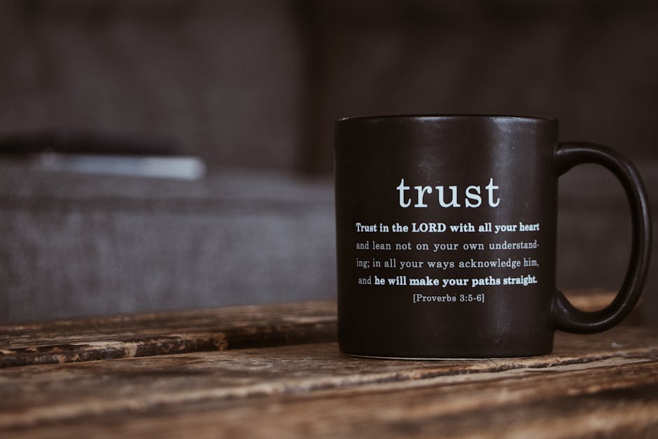 Inspirational quote on trust